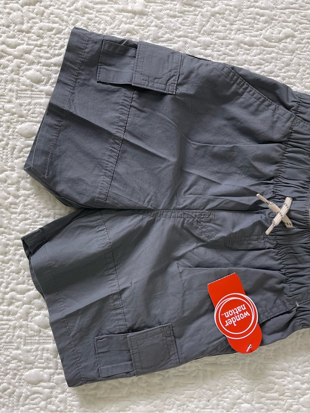wonder nation Men's Cargo Shorts in Charcoal